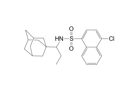 N-[1-(1-adamantyl)propyl]-4-chloranyl-naphthalene-1-sulfonamide