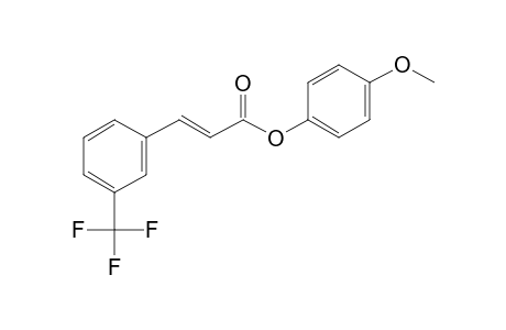 Trans-3-trifluoromethylcinnamic acid, 4-methoxyphenyl ester