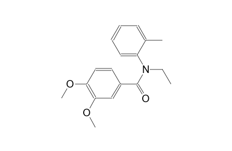 N-ethyl-3,4-dimethoxy-N-(2-methylphenyl)benzamide