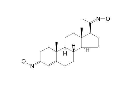 Pregn-4-ene-3,20-dione, dioxime