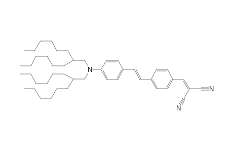 2-[4-[(E)-2-[4-(bis(2-hexyloctyl)amino)phenyl]vinyl]benzylidene]malononitrile