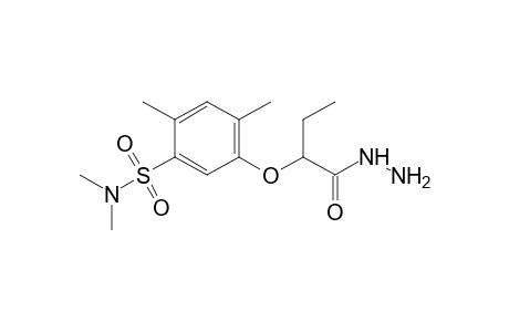 2-{[5-(dimethylsulfamoyl)-2,4-xylyl]oxy}butyric acid, hydrazide