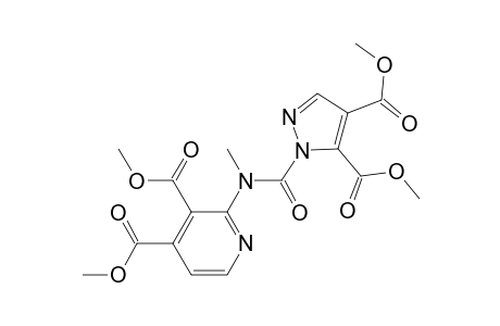 3,4-Pyridinedicarboxylic acid, 2-[[[4,5-bis(methoxycarbonyl)-1H-pyrazol-1-yl]carbonyl]methylamino]-, dimethyl ester