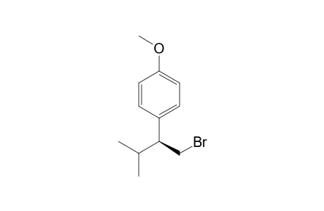 1-[(1S)-1-(bromomethyl)-2-methyl-propyl]-4-methoxy-benzene