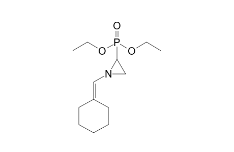 1-(cyclohexylidenemethyl)-2-diethoxyphosphoryl-aziridine