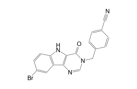 4-[(8-bromo-4-oxo-4,5-dihydro-3H-pyrimido[5,4-b]indol-3-yl)methyl]benzonitrile