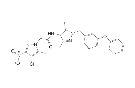2-(4-chloro-5-methyl-3-nitro-1H-pyrazol-1-yl)-N-[3,5-dimethyl-1-(3-phenoxybenzyl)-1H-pyrazol-4-yl]acetamide