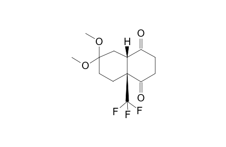 2,3,4a.beta.,5,8,8a.beta.-hexahydro-8a-trifluoromethylnaphthalene-1,4,6(7H)-trione-6,6-dimethyl -ketal