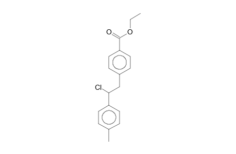 Ethyl 4-[2-chloro-2-(4-methylphenyl)ethyl]benzoate