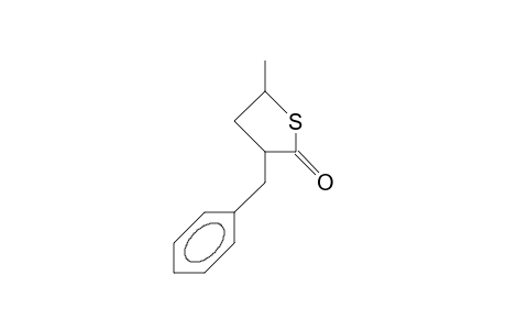 trans-2-Benzyl-4-methyl-tetrahydro-2-thiophenone