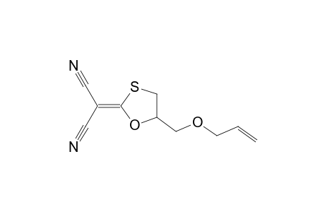 2-{5-[(Prop-2-en-1-yloxy)methyl]-1,3-oxathiolan-2-ylidene}propanedinitrile
