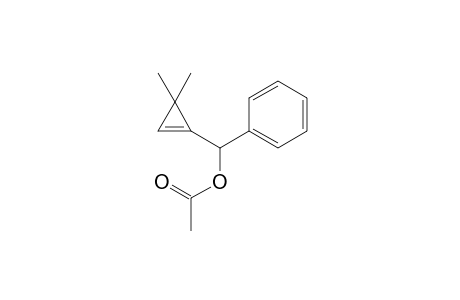 (3,3-Dimethylcycloprop-1-en-1-yl)phenylmethyl acetate