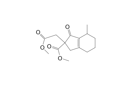 2-[(Methoxycarbonyl)methyl]-4-methyl-3-oxo-2,3,4,5,6,7-hexahydro-1H-indene-2-carboxylic acid methyl ester