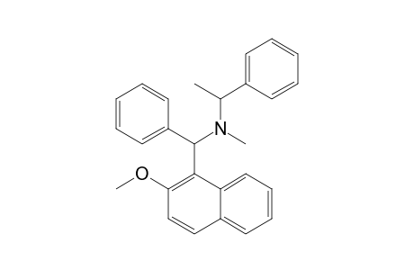 [(2-Methoxynaphthalen-1-yl)phenylmethyl]methyl(1-phenylethyl)amine