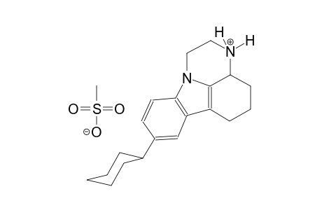 8-cyclohexyl-2,3,3a,4,5,6-hexahydro-1H-pyrazino[3,2,1-jk]carbazol-3-ium methanesulfonate