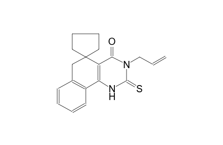 3-allyl-2-thioxo-2,3-dihydro-1H-spiro[benzo[h]quinazoline-5,1'-cyclopentan]-4(6H)-one
