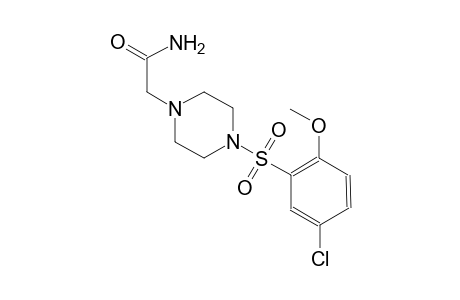1-piperazineacetamide, 4-[(5-chloro-2-methoxyphenyl)sulfonyl]-