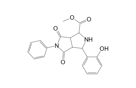 Pyrrolo[3,4-c]pyrrole-1-carboxylic acid, octahydro-3-(2-hydroxyphenyl)-4,6-dioxo-5-phenyl-, methyl ester, (1.alpha.,3.alpha.,3a.beta.,6a.beta.)-(.+-.)-
