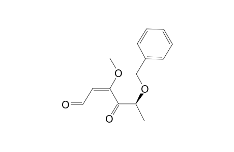(S),(E)-5-BENZYLOXY-3-METHOXY-4-OXO-HEX-2-ENAL