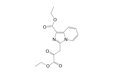 Ethyl 3-(1'-ethoxycarbonyl)imidazo[1,5-a](pyrid-3'-yl)-2-oxopropionate