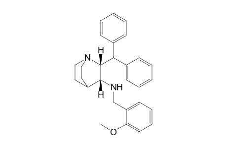 (2R,3R)-2-(diphenylmethyl)-N-[(2-methoxyphenyl)methyl]-1-azabicyclo[2.2.2]octan-3-amine