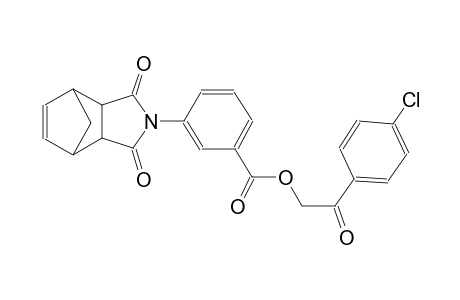2-(4-chlorophenyl)-2-oxoethyl 3-(1,3-dioxo-3a,4,7,7a-tetrahydro-1H-4,7-methanoisoindol-2(3H)-yl)benzoate