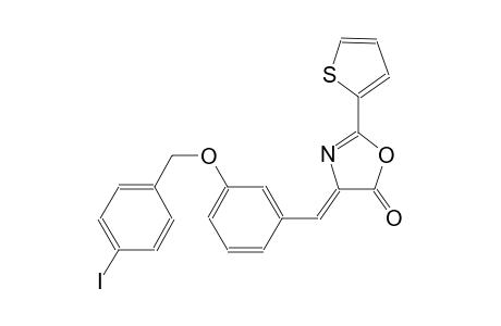 (4Z)-4-{3-[(4-iodobenzyl)oxy]benzylidene}-2-(2-thienyl)-1,3-oxazol-5(4H)-one