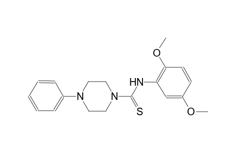 N-(2,5-dimethoxyphenyl)-4-phenyl-1-piperazinecarbothioamide