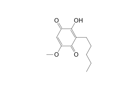 2-Hydroxy-5-methoxy-3-pentyl-1,4-benzoquinone