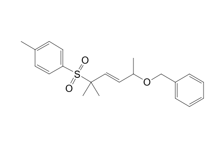 (E)-5-Benzyloxy-2-methyl-2-tosyl-3-hexene