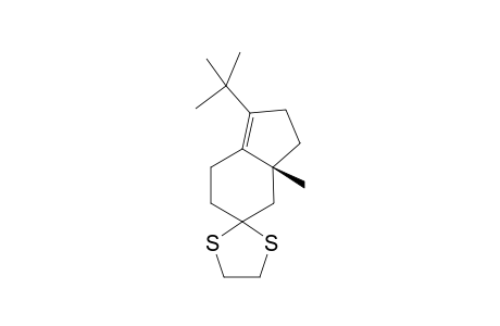 (3a'R)-1'-tert-Butyl-3a'-methyl-2',3',3a',4',6',7'-hexahydrospiro{[1,3]dithiolane-2,5'-indene}