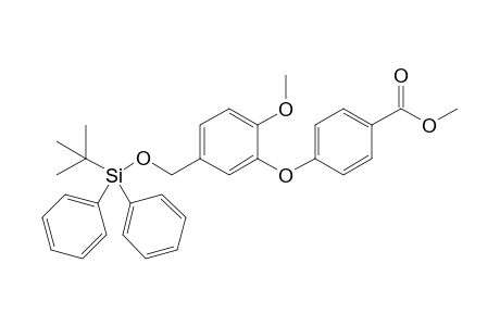 Methyl 4-{5'-[(t-butyldiphenylsilyl)oxy]methyl-2'-methoxyphenoxy}benzoate