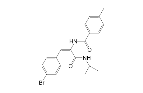 N-[(E)-1-(4-bromophenyl)-3-(tert-butylamino)-3-oxidanylidene-prop-1-en-2-yl]-4-methyl-benzamide