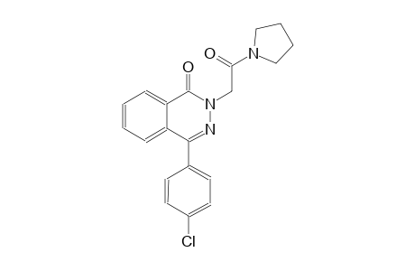 4-(4-chlorophenyl)-2-[2-oxo-2-(1-pyrrolidinyl)ethyl]-1(2H)-phthalazinone