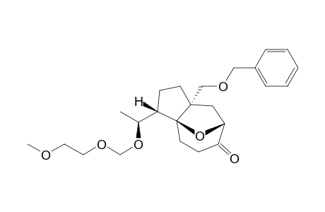 (1S,1'S,2S,5S,7R)-5-Benzyloxymethyl-2-[1'-(2-methoxyethoxymethoxy)ethyl]-11-oxatricyclo[5.3.1.0(1,5)]-8-undecanone