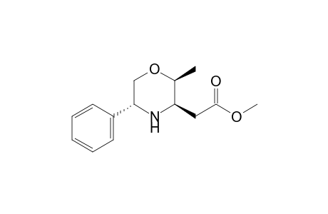 Methyl [(2S,3R,5R)-2-Methyl-5-phenylmorpholin-3-yl]acetate