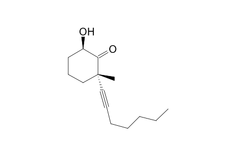 2-(Hept-1-yn-1-yl)-6-hydroxy-2-methylcyclohexanone