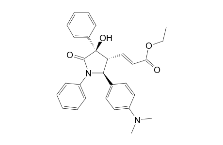 Ethyl (E)-3-{(2S,3R,4R)-2-[4-(Dimethylamino)phenyl]-4-hydroxy-5-oxo-1,4-diphenylpyrrolidin-3-yl}acrylate