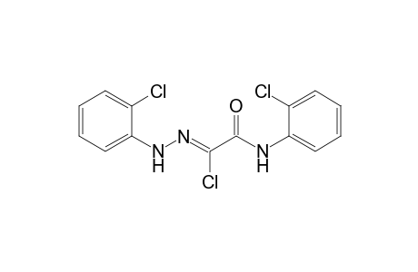 (1Z)-2-(2-chloroanilino)-N-(2-chlorophenyl)-2-oxoethanehydrazonoyl chloride