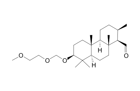 7-[(2'-Methoxyethoxy)methoxy]-2,4b,8,8,10a-pentamethyl-1,2,3,4,4a,4b,5,6,7,8,8a,9,10,10a-tetradecahydro-phenanthren-1'-yl]carbaldehyde