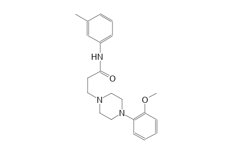 1-piperazinepropanamide, 4-(2-methoxyphenyl)-N-(3-methylphenyl)-