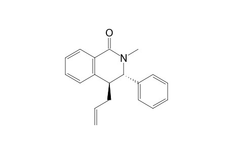 (3S,4S)-2-methyl-3-phenyl-4-prop-2-enyl-3,4-dihydroisoquinolin-1-one