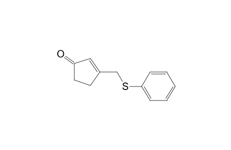 2-Cyclopenten-1-one, 3-[(phenylthio)methyl]-
