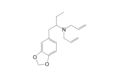 N,N-Di-allyl-1-(3,4-methylenedioxyphenyl)butan-2-amine