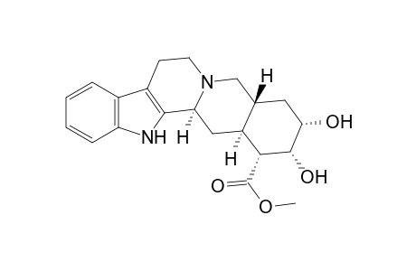 Yohimban-16-carboxylic acid, 17,18-dihydroxy-, methyl ester, (16.alpha.,17.alpha.,18.alpha.)-
