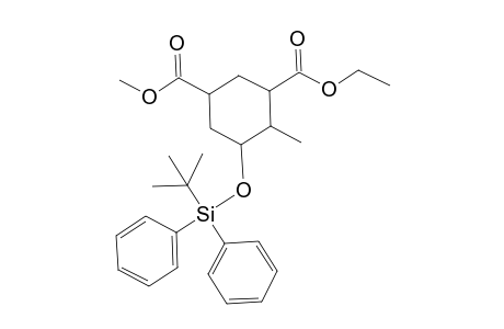 Methyl 3-[(t-butyldiphenylsilyl)oxy]-5-(ethoxycarbonyl)-4-methylcyclohexane-1-carboxylate