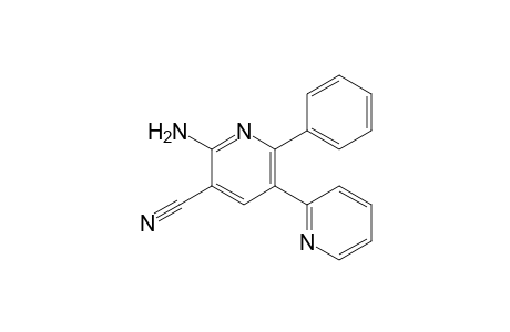 2-Amino-3-cyano-6-phenyl-5-(2-pyridinyl)pyridine
