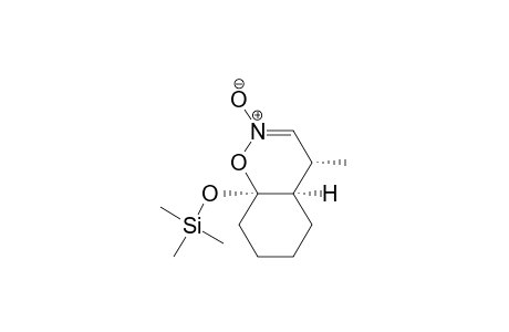 4H-1,2-Benzoxazine, 4a,5,6,7,8,8a-hexahydro-4-methyl-8a-[(trimethylsilyl)oxy]-, 2-oxide, (4.alpha.,4a.alpha.,8a.alpha.)-