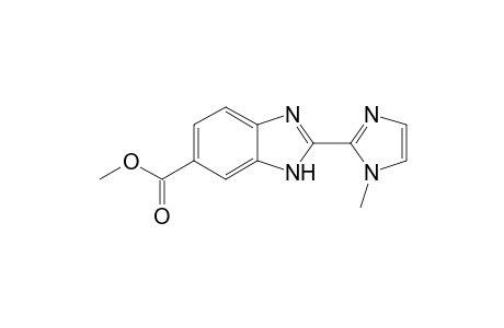 Methyl 2-(1-methyl-2-imidazolyl)-1H-benzimidazole-5-carboxylate