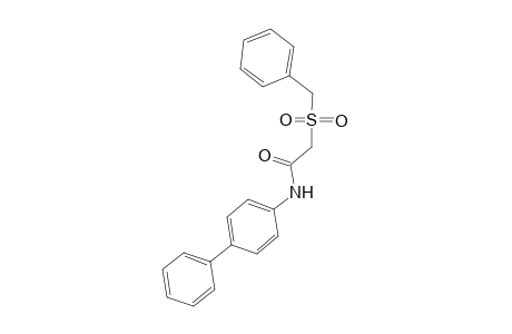 2-(benzylsulfonyl)-N-[1,1'-biphenyl]-4-ylacetamide
